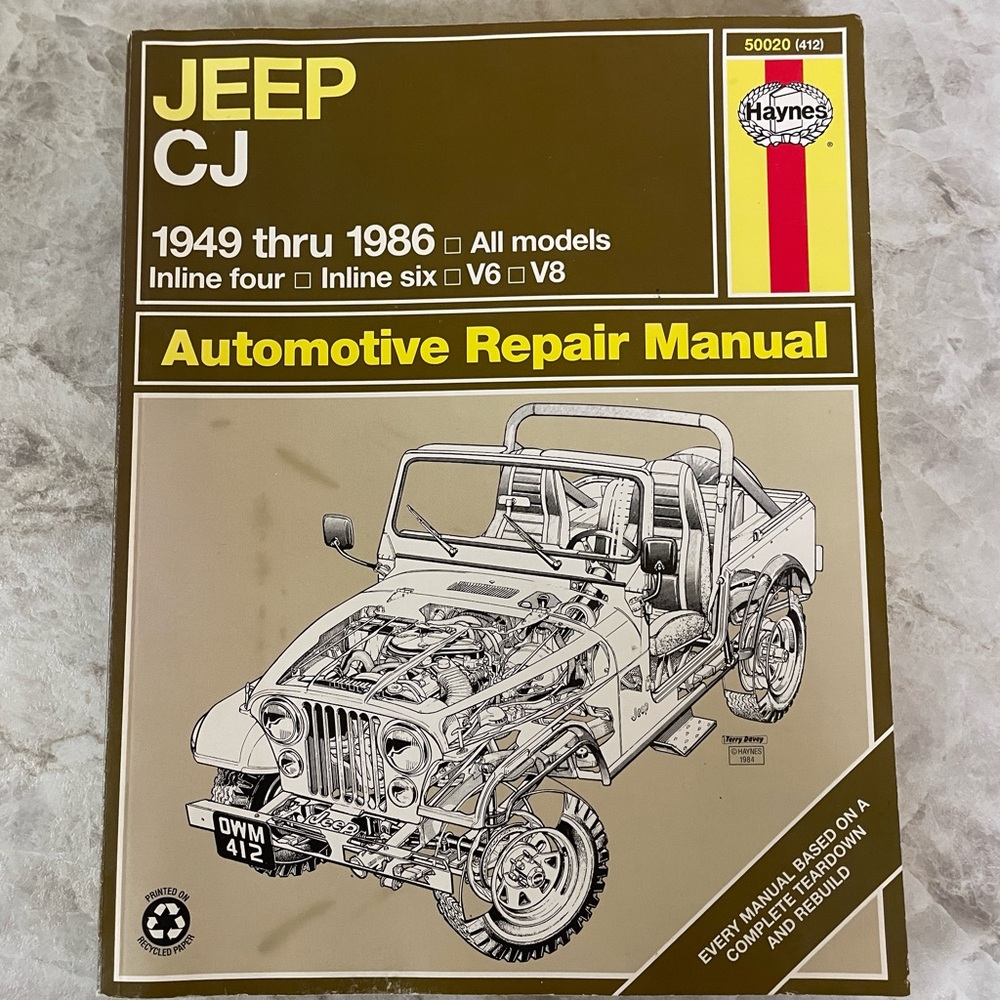 CJ Jeep Manual